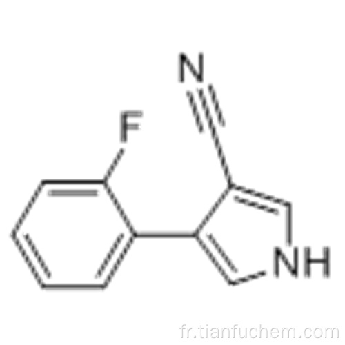 1H-pyrrole-3-carbonitrile, 4- (2-fluorophényl) - CAS 103418-03-7